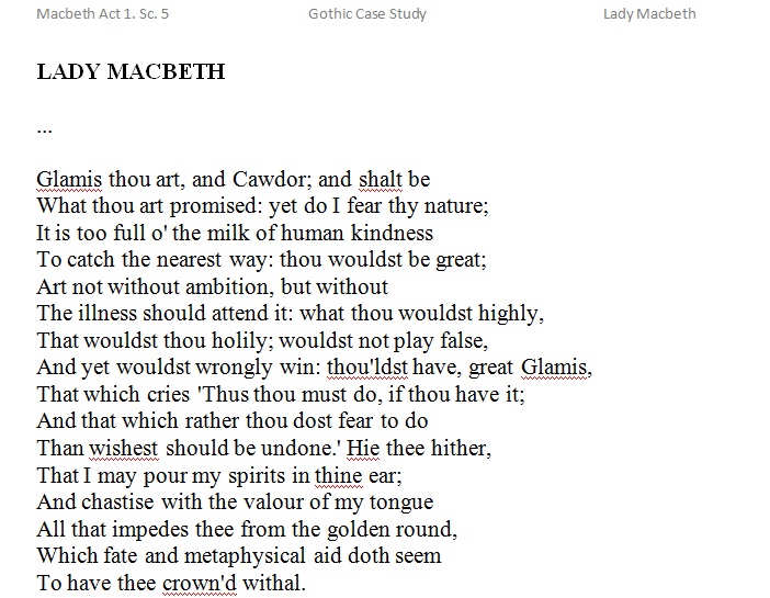 Macbeth theme essay questions